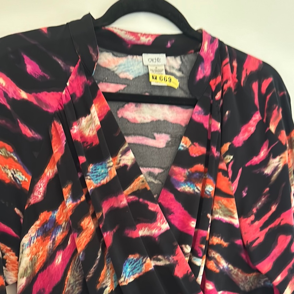 Colorful Abstract Print Dress - Picture 5 of 11